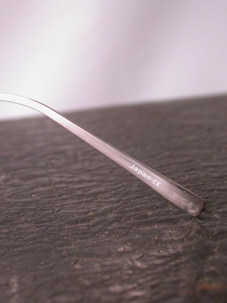 Warby Parker Stanley Silver Steel Metal Eyeglasses Frames Made In Japan — image 6 of 8